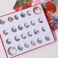 KALENDARZ ADWENTOWY BRANSOLETKA BIŻUTERIA PREZENT BOŻE NARODZENIE CHARMS