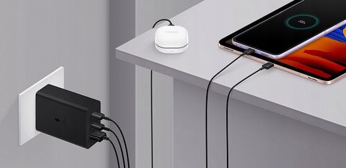 SZYBKA ŁADOWARKA 3x USB 65W 1x USB-A +2x USB-C DLA SAMSUNG GALAXY +KABEL 1M na Arena.pl