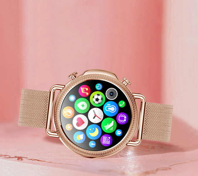 SMARTWATCH DAMSKI Rubicon RNBE74 - TERMOMETR, PULSOKSYMETR (sr020e) zdjęcie 7