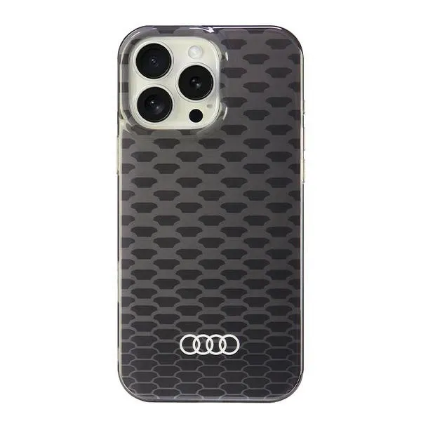 Etui Audi IML Stitching Pattern MagSafe na iPhone 16 Pro Max 6.9" - czarne zdjęcie 1