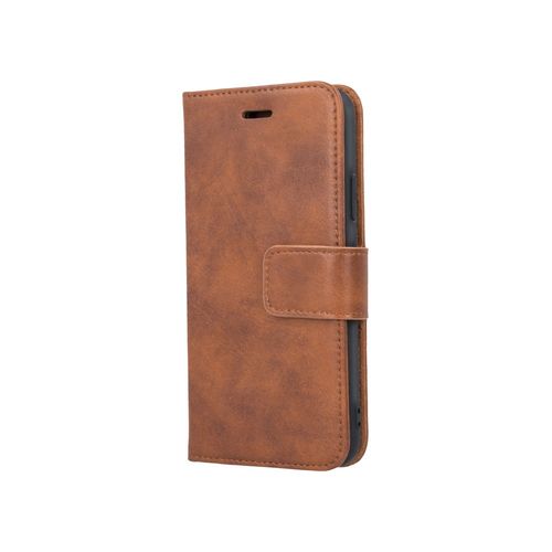 Forever Classic Leather Book Case do iPhone XS Max brązowy na Arena.pl