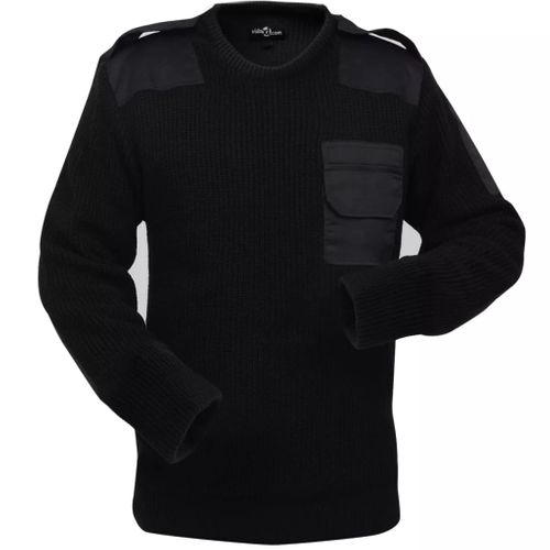 Sweter męski do pracy, czarny, rozmiar L na Arena.pl