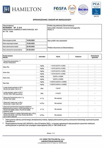 Polska Witania ospała Ashwagandha Ollywell Krople Silny ekstrakt Adaptogen na Arena.pl