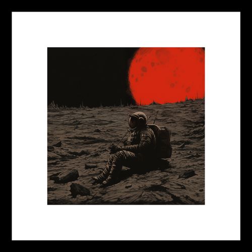 Plakat 20x20cm Samotność w Kosmosie na Arena.pl