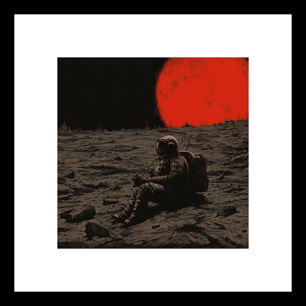 Plakat 20x20cm Samotność w Kosmosie zdjęcie 3
