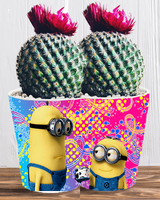 Doniczka do kwiatów/roślin - Minionki i Gru