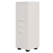 Szafka regał słupek 2 drzwi funkcjonalna z szufladą nowoczesna