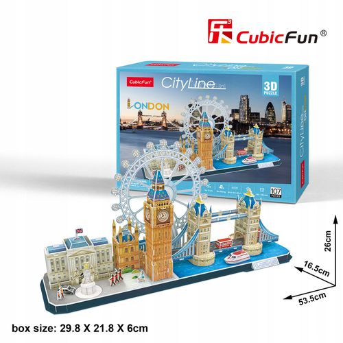 puzzle 3d city line london 2538 na Arena.pl