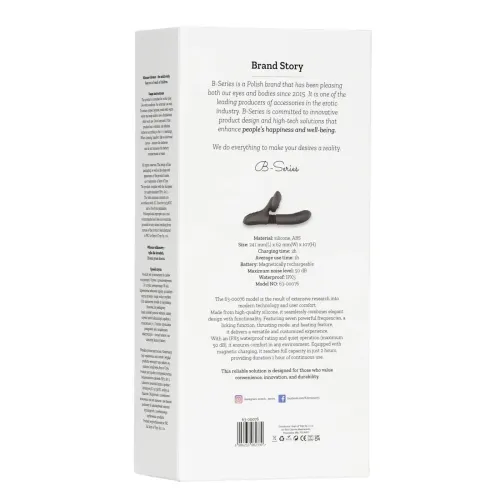 Silicone Vibrator 7 Powerful Modes - Licking, Thrusting and Heating, Black na Arena.pl