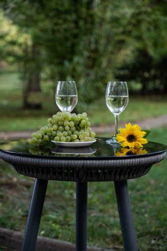 Okrągły stolik aluminiowy BREVE na Arena.pl