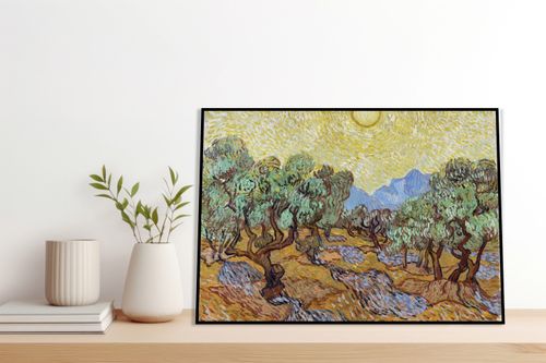 Plakat 40x30cm Olive Trees, Van Gogh Vintage do Salonu na Arena.pl