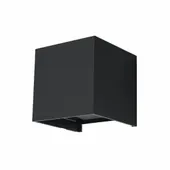 Kinkiet LUCA czarny/aluminium LED IP54 nowoczesny do Sollux led