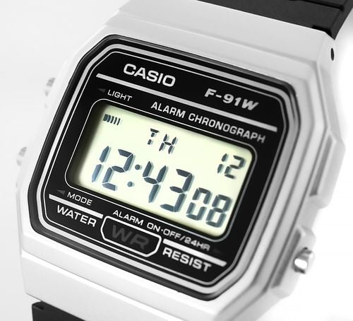 zegarek męski casio f-91wm-7 + box na Arena.pl