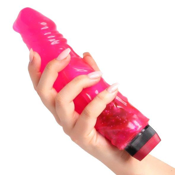 Gruby Wibrator Żelowy Big Jelly zdjęcie 3