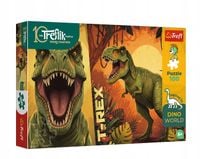 TREFL 16578 Puzzle 100 T-Rex / Rodzina Treflików