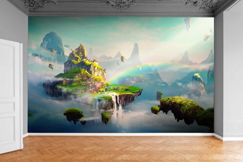 Fototapeta FANTASY LATAJĄCE WYSPA 200x130 na Arena.pl