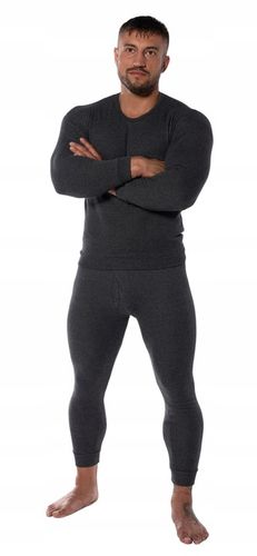 POLSKIE KALESONY MĘSKIE CIEPŁE BAWEŁNIANE Termo Ocieplane Getry XXXL na Arena.pl