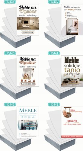 Ulotki A4 reklamowe firmowe 1000szt różne wzory BIURO PODRÓŻY na Arena.pl