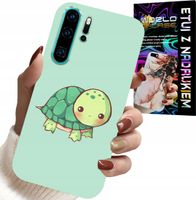 ETUI DO HUAWEI P30 PRO - SŁODKIE ŻÓŁWKI WZORY DLA DZIECI + FOLIA
