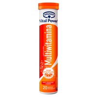 Krüger Vital Power Multiwitamina smak pomarańczowy 90 g (20 sztuk)