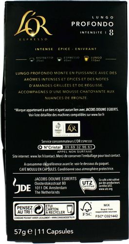 Kapsułki do Nespresso Jacobs LOR Lungo Profondo 50 na Arena.pl