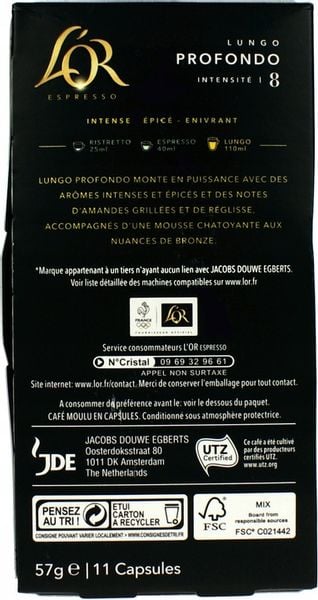 Kapsułki do Nespresso Jacobs LOR Lungo Profondo 50 zdjęcie 6