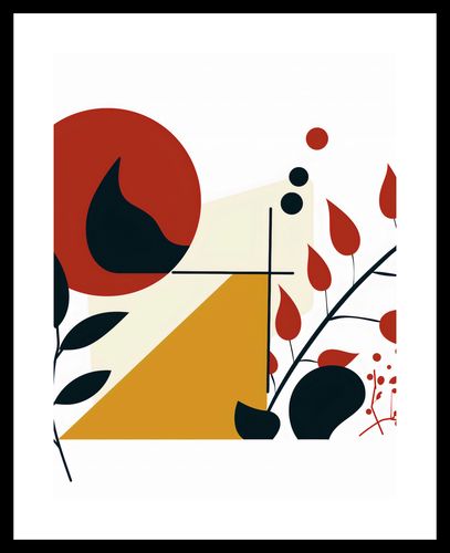 Plakat 50x65cm Ogień i Flora na Arena.pl