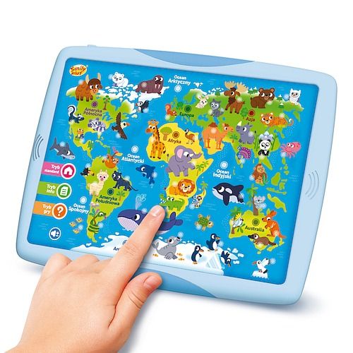 Smily Play Tablet Moja pierwsza mapa ODKRYWAM ŚWIAT Zabawka edukacyjna na Arena.pl