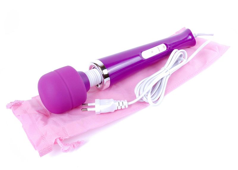 Stymulator-Magic Massager Wand Cable 110-240V Purple 10 Function zdjęcie 7