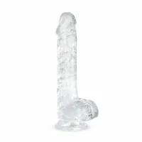 toyjoy crystal clear model 15 cm z przyssawką i anatomiczną podstawą