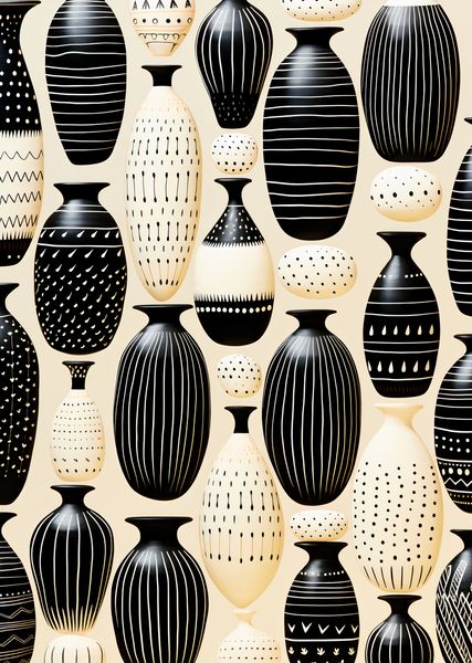 Plakat 64x90cm Monochromatyczna Harmonia zdjęcie 1