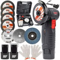Szlifierka kątowa RED TECHNIC akumulatorowa 12 V bezszczotkowa ∅ 76 mm