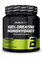 BioTech USA 100% Creatine Monohydrate 500g MOCNA Naturalna Kreatyna Monohyd