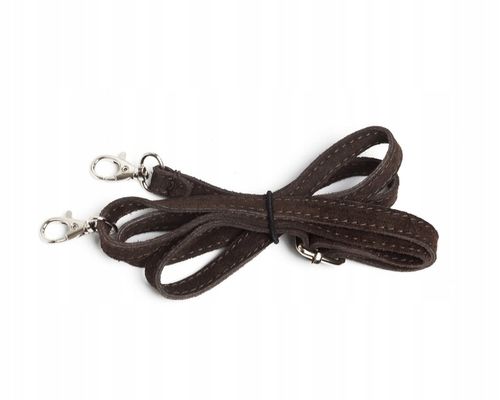 WŁOSKA SKÓRZANA KOPERTÓWKA TOREBKA WIZYTOWA SOLOME FLORA BRĄZOWA ZAMSZOWA na Arena.pl