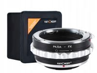 Adapter PENTAX K PK / DA na FUJI X FX X-mount X-Pro1, X-E1, X-E2, X-M1 K&F