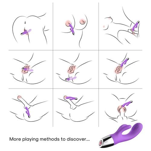 wibrator króliczek punkt g łechtaczka 20 cm 9 tryb na Arena.pl