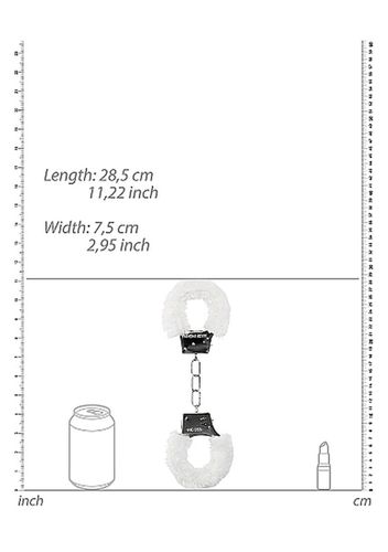 beginner""s handcuffs furry - white na Arena.pl