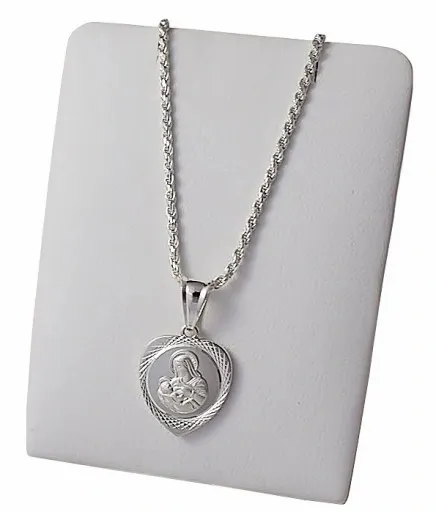 Łańcuszek Srebrny Damski Corda z Medalikiem Serduszko pr 925 Grawer Gratis zdjęcie 12