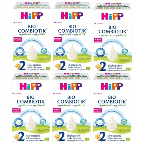 Mleko HIPP 2 BIO COMBIOTIK Mleko następne po 6 miesiącu 6x550g na Arena.pl