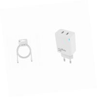 Ładowarka sieciowa GaN 45W dwa USB-C z kabelem do Samsung Galaxy A56 5G