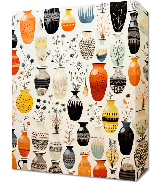 Obraz 30x40cm Symfonia Wazonów zdjęcie 1