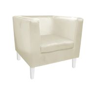 Fotel Monaco nogi 20 białe MG50