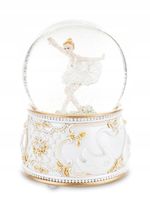 Świąteczna Śnieżna Szklana Kula Z Pozytywką Dekoracja Ozdoba Na Prezent