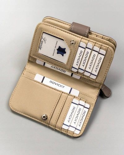 duży, pojemny portfel damski ze skóry ekologicznej - 4u cavaldi na Arena.pl