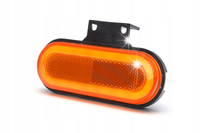 Lampa obrysowa pomarańczowa led diodowa 12V 24V boczna naczepa przyczepa