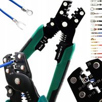 AUTOMATYCZNE SZCZYPCE DO ŚCIĄGANIA IZOLACJI ZACISKARKA KABLI PRZEWODÓW