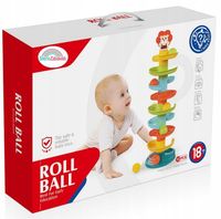 TOR KULKOWY KULODROM WIEŻA Z PIŁECZKAMI KULECZKOWA ZJEŻDŻALNIA 60CM WIEZA Z