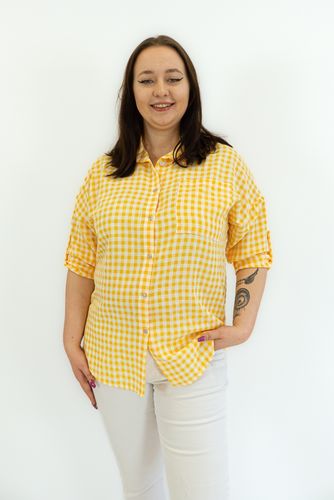 Koszula w Żółtą Kratę Damska UNI na Arena.pl
