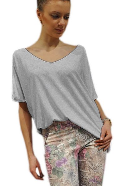 MIKOS*NOWOSĆ BLUZKA OVERSIZE, KIMONO Z DEKOLTEM SM zdjęcie 8