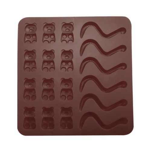 Forma Silikonowa Żelki (Brąz) na Arena.pl